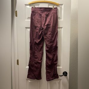 Lululemon maroon dance pants size 6-unlined